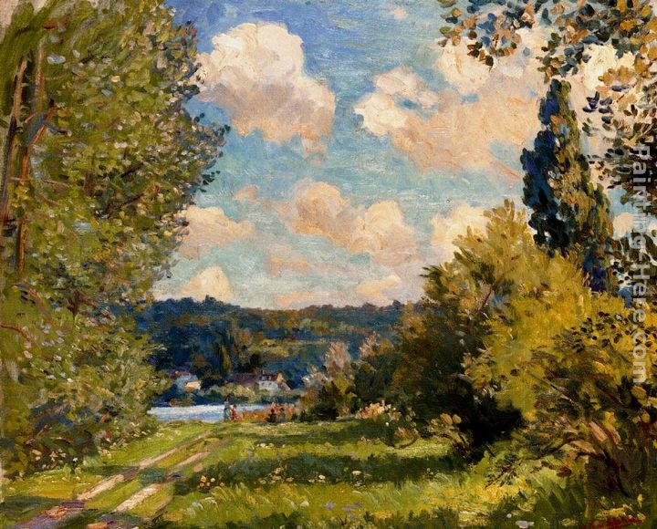 Wilfred Gabriel de Glehn Vieux Port Sur La Seine, Normandy